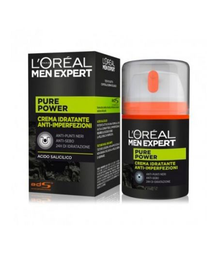 Image of L'Oreal Men Expert Pure Power Crema Viso 50 ml