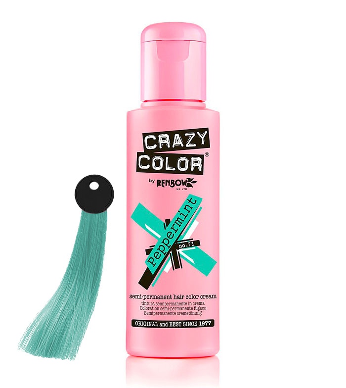 Renbow Crazy Color Peppermint 71 100 ml Crema colorata semi-permanente per capelli