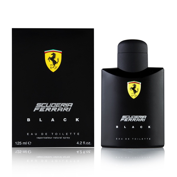 Image of Ferrari Black by Ferrari Eau de Toilette Men's Spray Cologne - 125 ml
