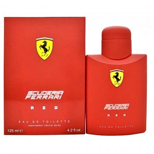Image of Ferrari Red Eau De Toilette Spray for Men 125 ml