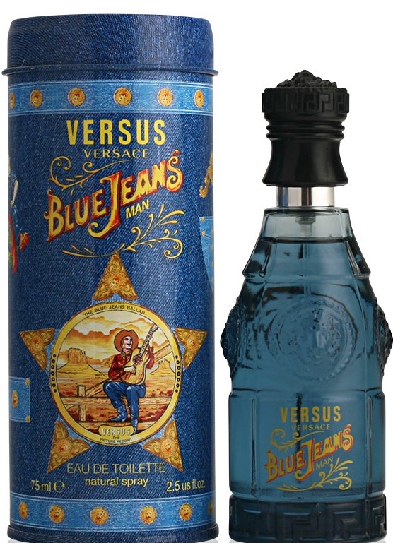 Image of Vera Wang Men's Versus Blue Jeans by Versace Eau de Toilette Spray - 75 ml