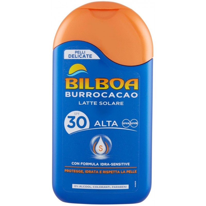 Image of Bilboa Burrocacao Latte Solare SPF30 200 ml