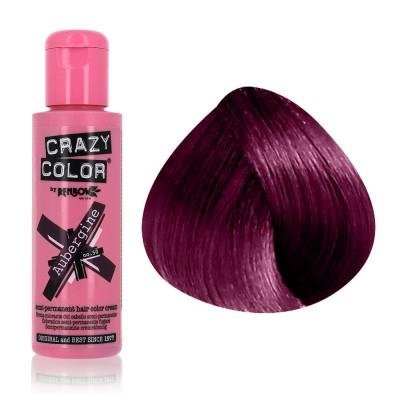 Image of Renbow Crazy Color Hair Color - Aubergine 50 Crema colorata semi-permanente per capelli
