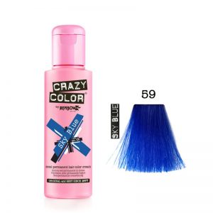 Renbow Crazy Color Sky Blue – 59 Crema colorata semi-permanente per capelli