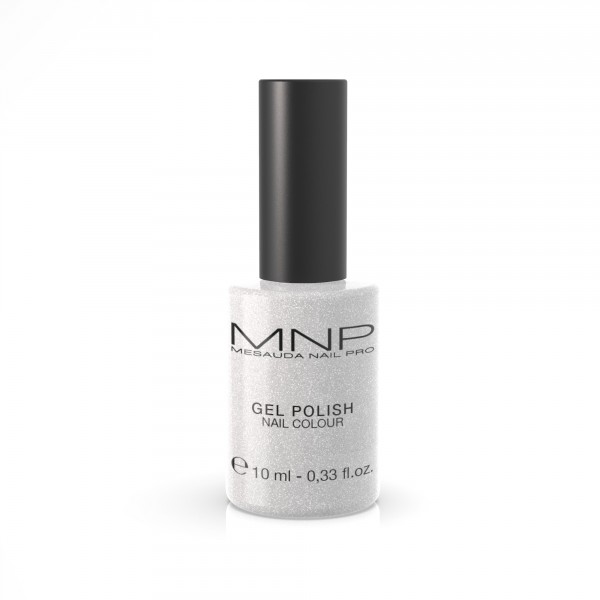 Image of        Mesauda Nail Pro Gel Polish Nail Colour - Disponibile in 120 colori - Glitter Argento