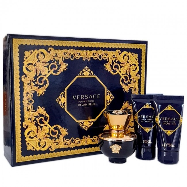 Cofanetto Versace Dylan Blue pour Femme Eau de Parfum 50 ml Afrodite Profumeria