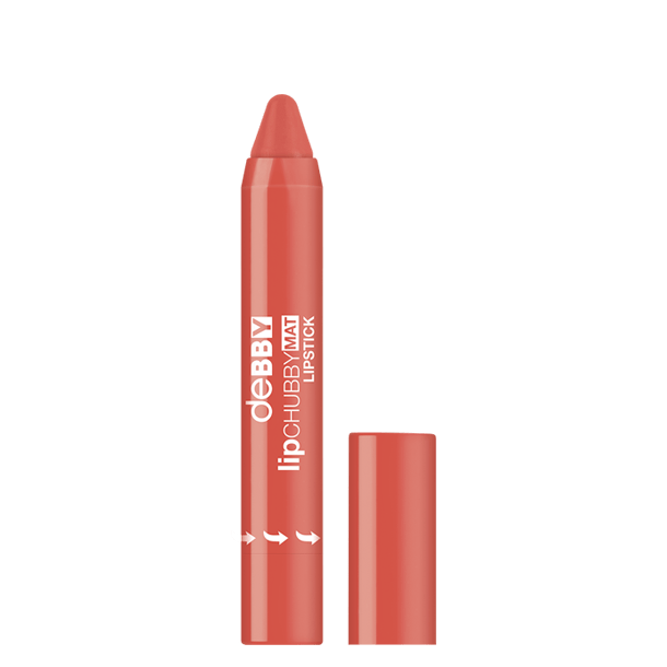 Image of Debby lipCHUBBY MAT LIPSTICK- 12 colori - 02 coral red