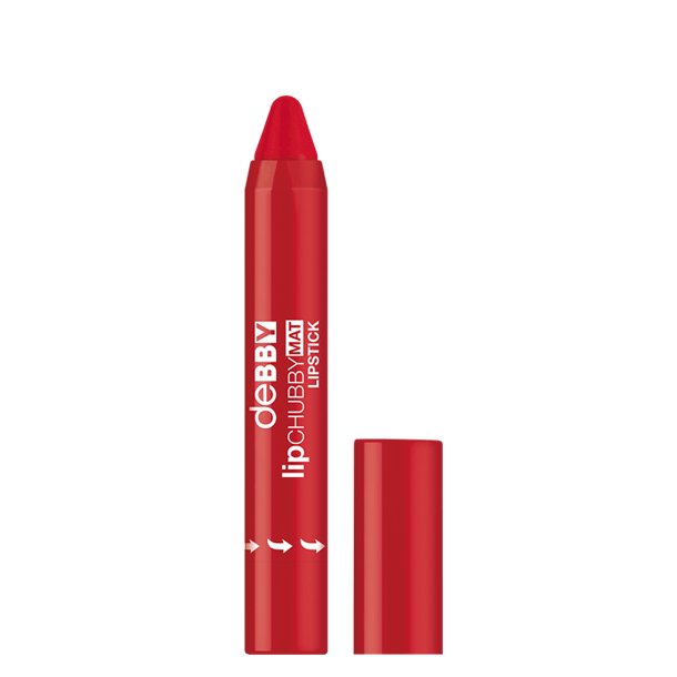 Debby lipCHUBBY MAT LIPSTICK- 12 colori - 03 strong red