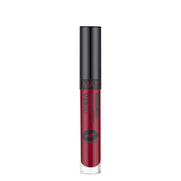 Debby liquidKISSES mat lipstick - 17 hibiscus red
