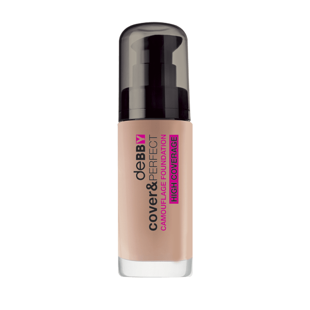 Debby cover&PERFECT CAMOUFLAGE FOUNDATION - Disponibile in 7 colori - 02 ivory