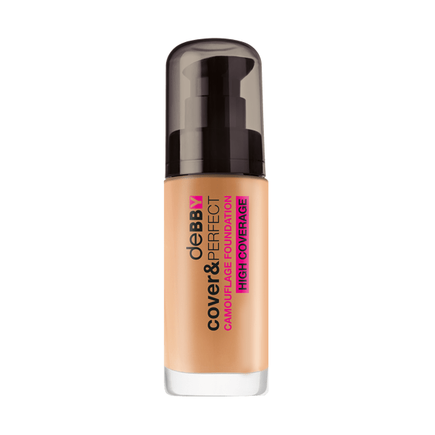 Debby cover&PERFECT CAMOUFLAGE FOUNDATION - Disponibile in 7 colori - 04 honey