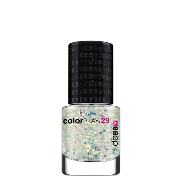 Debby colorPLAY smalto - disponibile in 12 colori - 29 white glitter
