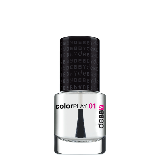 Debby colorPLAY smalto - disponibile in 12 colori - 01 trasparent