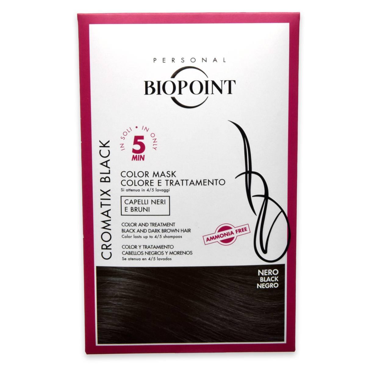 BIOPOINT Color Mask - Disponibile in 8 nuances - nero