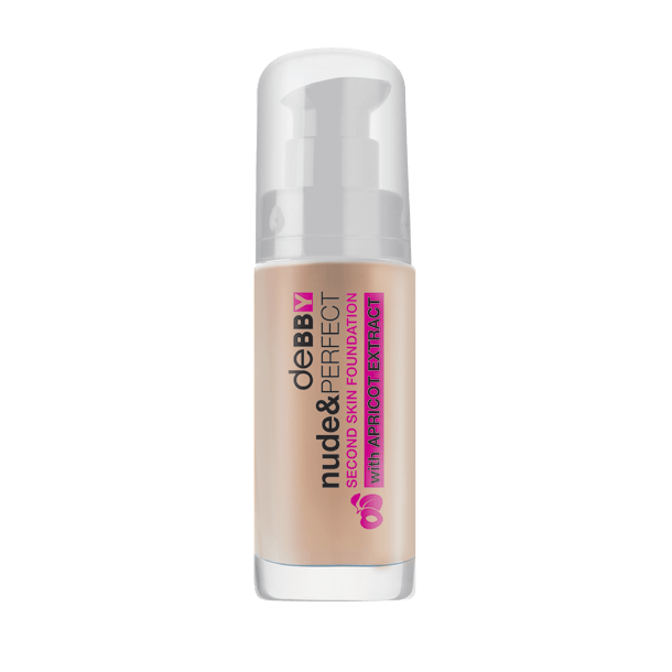 Debby Nude & Perfect Second Skin Foundation - 02 beige