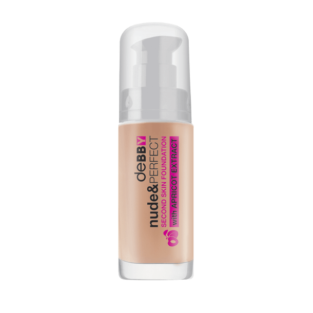 Debby Nude & Perfect Second Skin Foundation - 03 nude rose