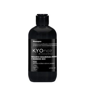 Kyonoir #renewal Organic Charcoal Powder & Bamboo Bio - Shampoo - 250 ml