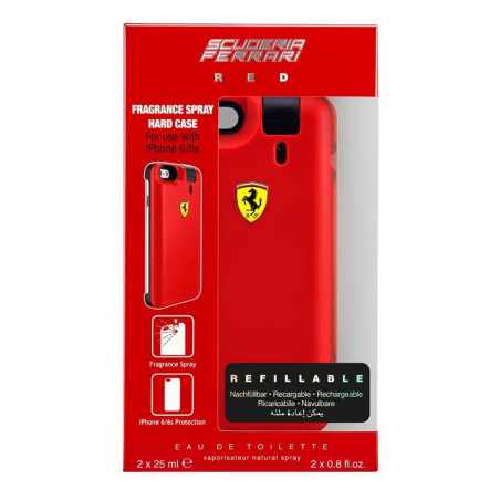 Image of Scuderia Ferrari Fragrance Case Red 25ML Iphone 6 / 6s REFILLABLE