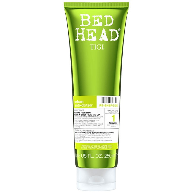 Image of Tigi Bed Head Urban Anti+dotes Re-Energize Shampoo - 250 ml