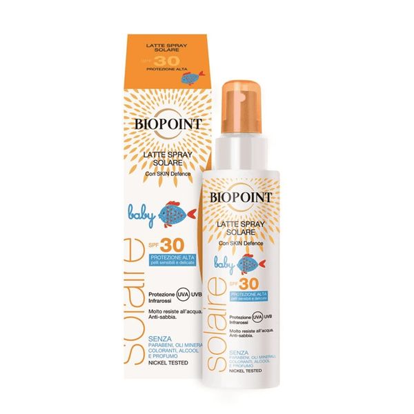 Biopoint Latte Spray Solare Baby Protezione Alta Spf 30 - 150 ml