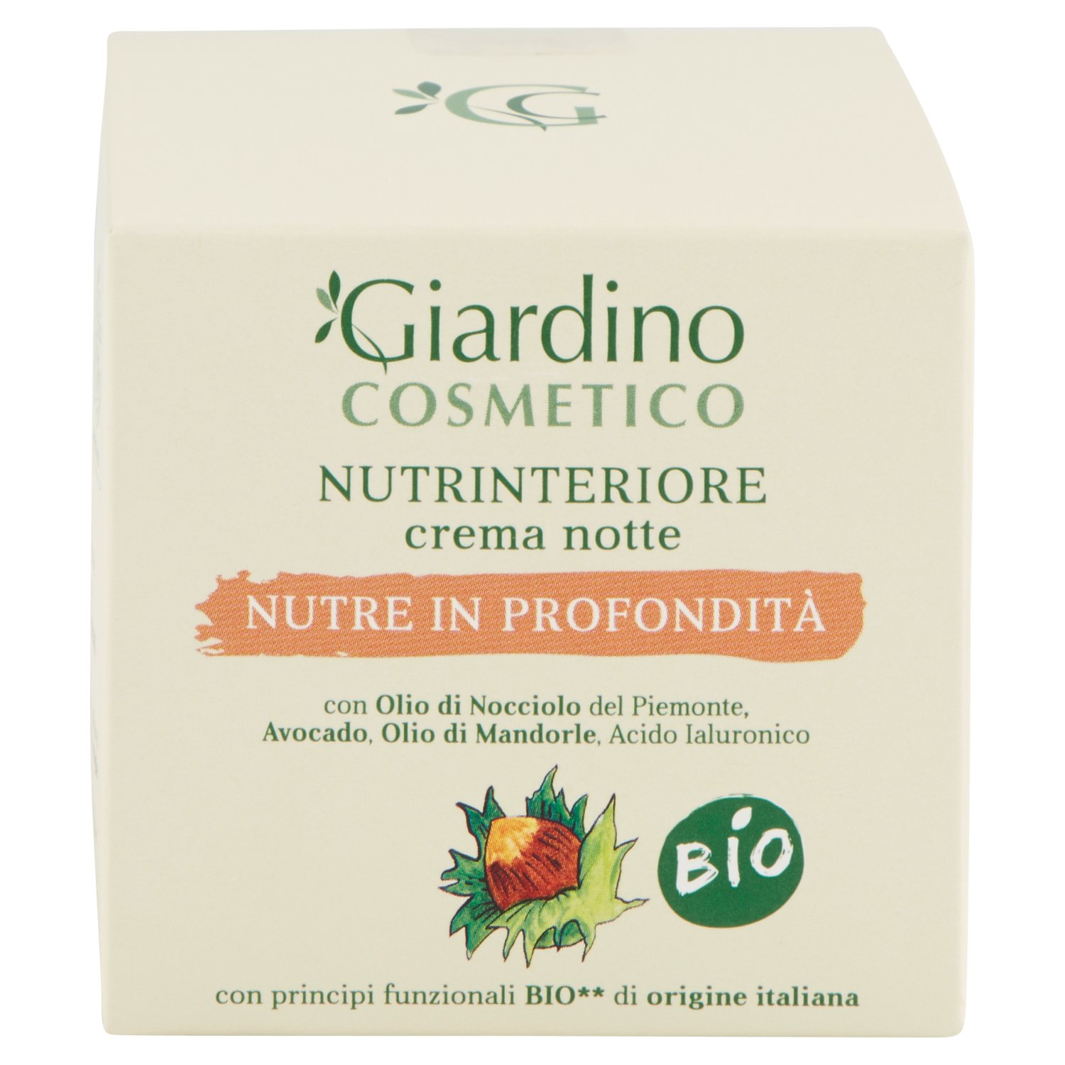 giardino cosmetico bio nutrinteriore crema notte - 50 ml donna