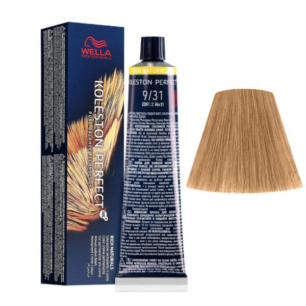 Image of        Wella Koleston Perfect - 9/31 Biondo Chiarissimo Dorato Cenere