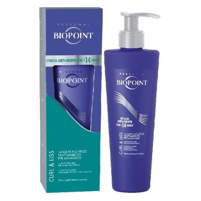 Biopoint Curl & Liss 14 Days No-Frizz Trattamento Pre-Lavaggio 200 ml
