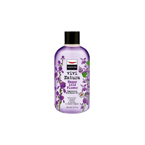 Image of Aquolina Vivi Natura Happy Iris Flower Bagnodoccia - 500 ml