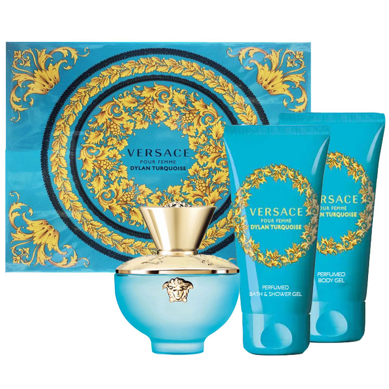 Image of        Cofanetto Versace Dylan Turquoise Pour Femme - Eau de Toilette