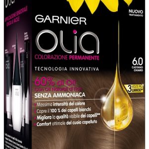 Garnier Olia Midnight Colorazione Permanente - 6.0 Castano Chiaro