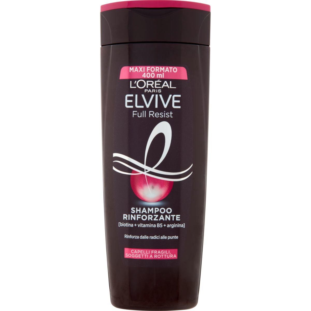 Image of L'Oreal Elvive Shampoo Rinforzante Full Resist - 400 ml
