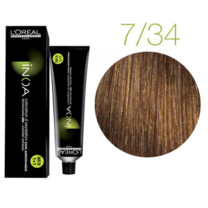 L'Oreal Inoa Tintura - 7.34 Biondo Dorato Ramato