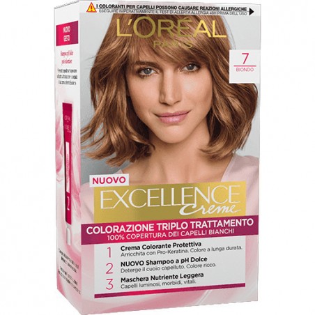 L'Oreal Colorazione Triplo Trattamento - 7 Biondo