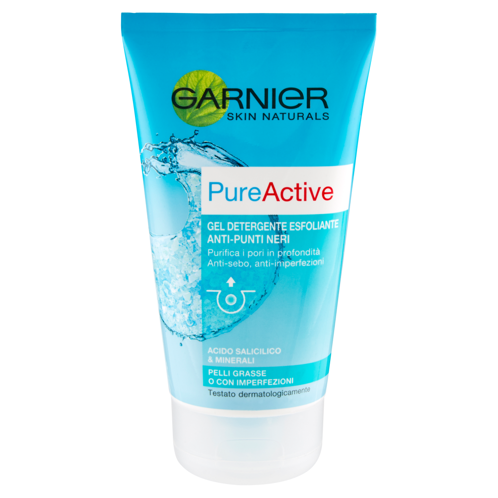 Image of Garnier Pure Active Gel Detergente Esfoliante - 150 ml
