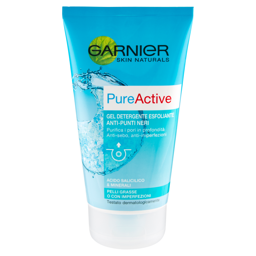 Image of        Garnier Pure Active Gel Detergente Esfoliante - 150 ml