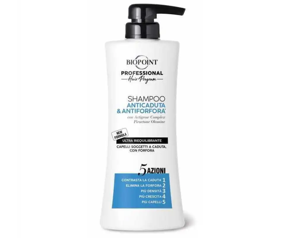 Biopoint Shampoo Anticaduta e Antiforfora 400 ml
