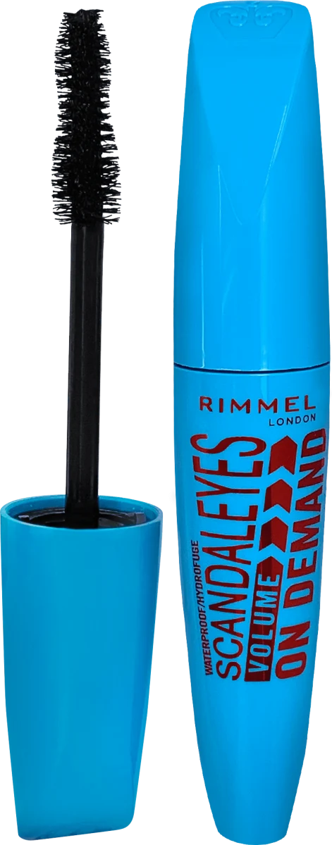 Image of Rimmel Mascara ScandalEyes Volume On Demand Waterproof 001 Black