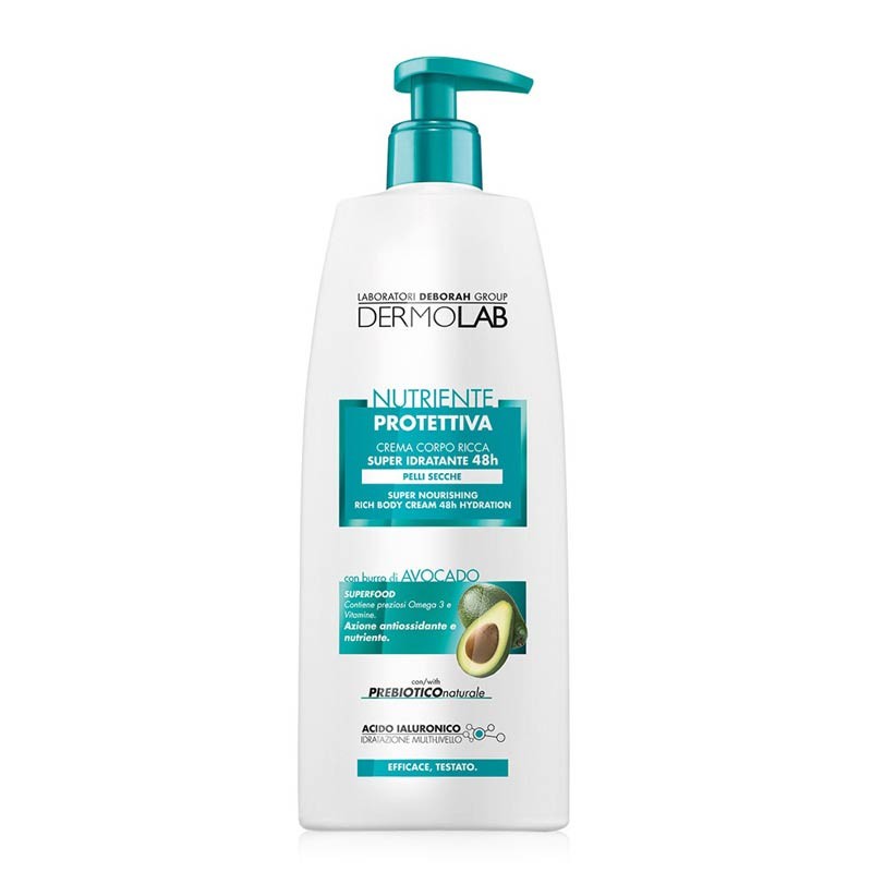 Dermolab Crema Corpo Ricca Nutriente Protettiva Pelli Secche 400 ml