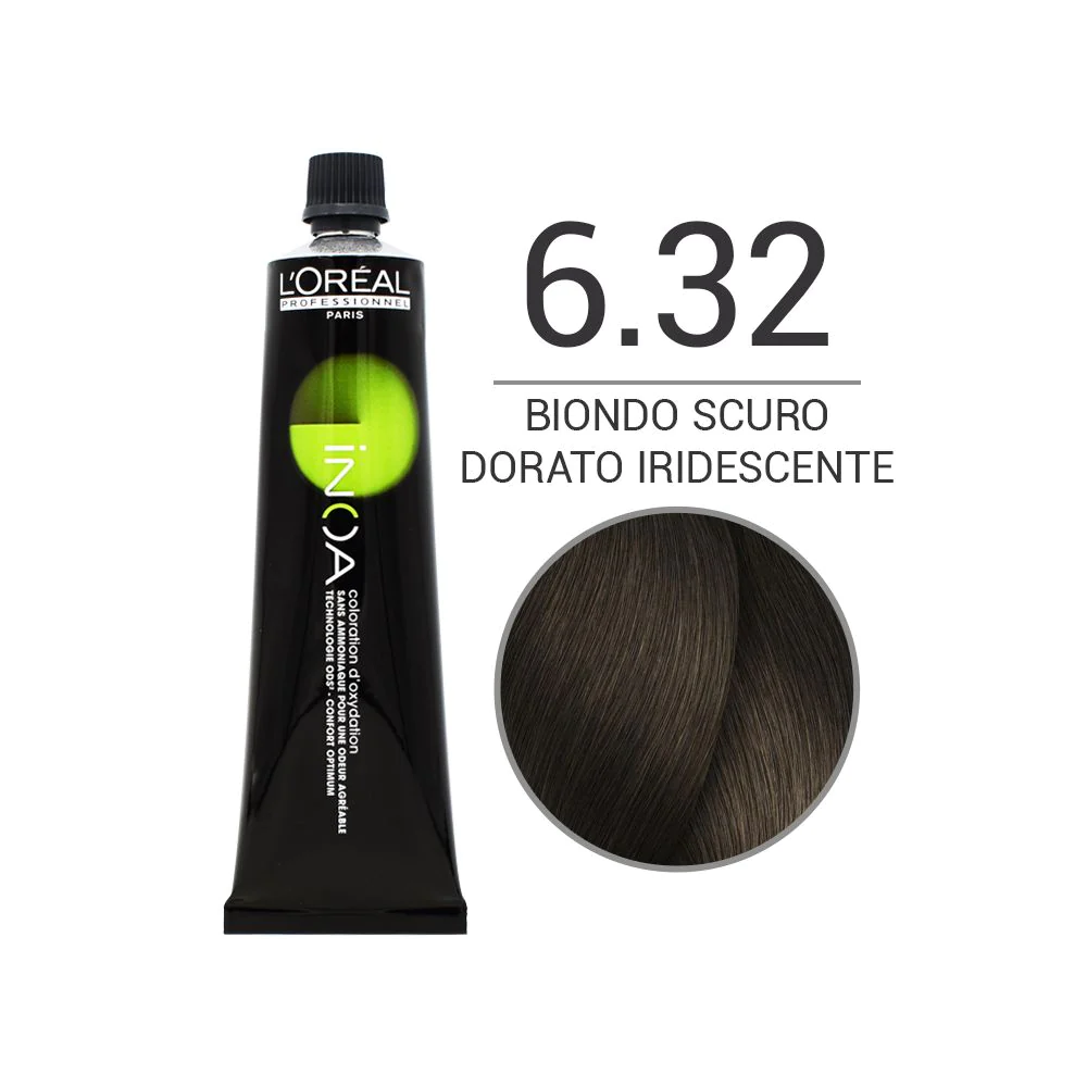 Image of L'Oréal Inoa - 6,32 - Biondo scuro dorato irisé