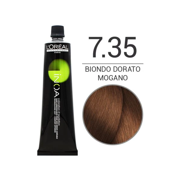 Image of        L'Oréal Inoa - 7.35 - Biondo dorato mogano