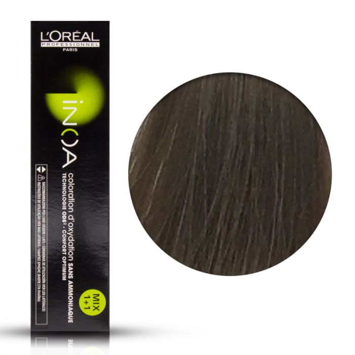 Image of L'Oréal Inoa - 8.1 - biondo chiaro cenere