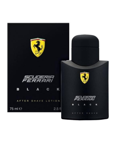 Image of Ferrari Black by Ferrari Eau de Toilette Men's Spray Cologne - 75 ml