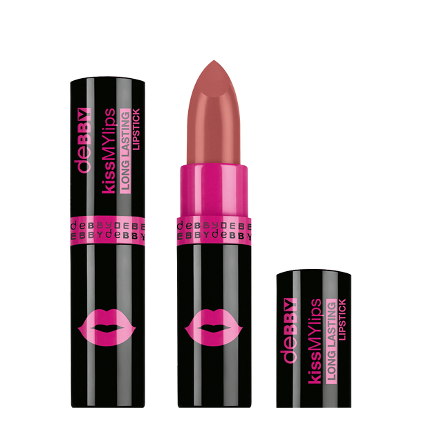 Image of Debby kissMYlips  long lasting METAL lipstick - 03 nude rose