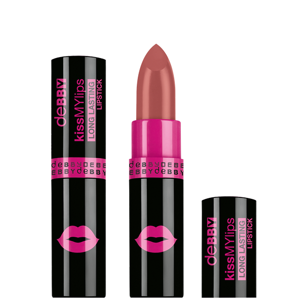 Debby kissMYlips  long lasting METAL lipstick - 03 nude rose