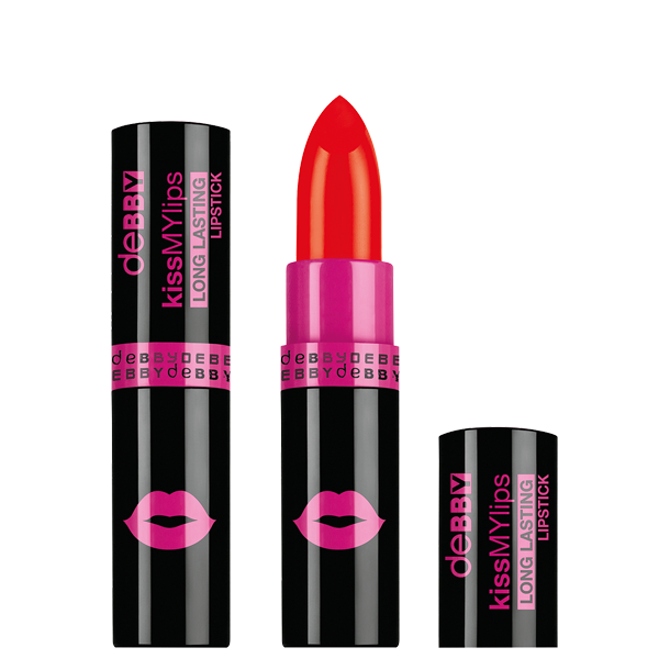 Image of Debby kissMYlips  long lasting METAL lipstick - 11 orange red