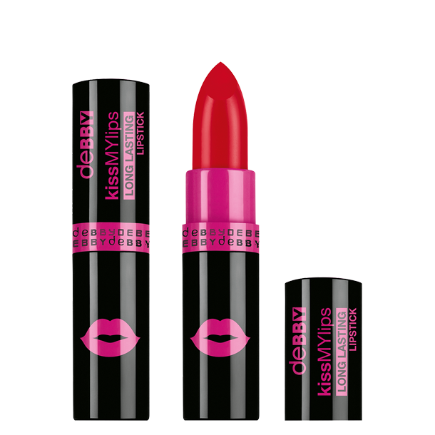 Image of Debby kissMYlips  long lasting METAL lipstick - 12 intense red
