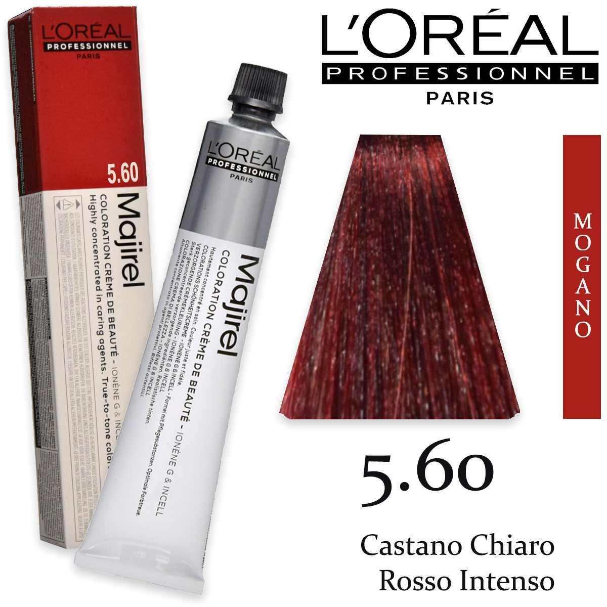 L'Oréal Majirel - 5.60 - Castano chiaro rosso intenso