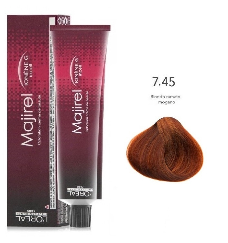 Image of L'Oréal Majirel - 7.45 - Biondo rame mogano