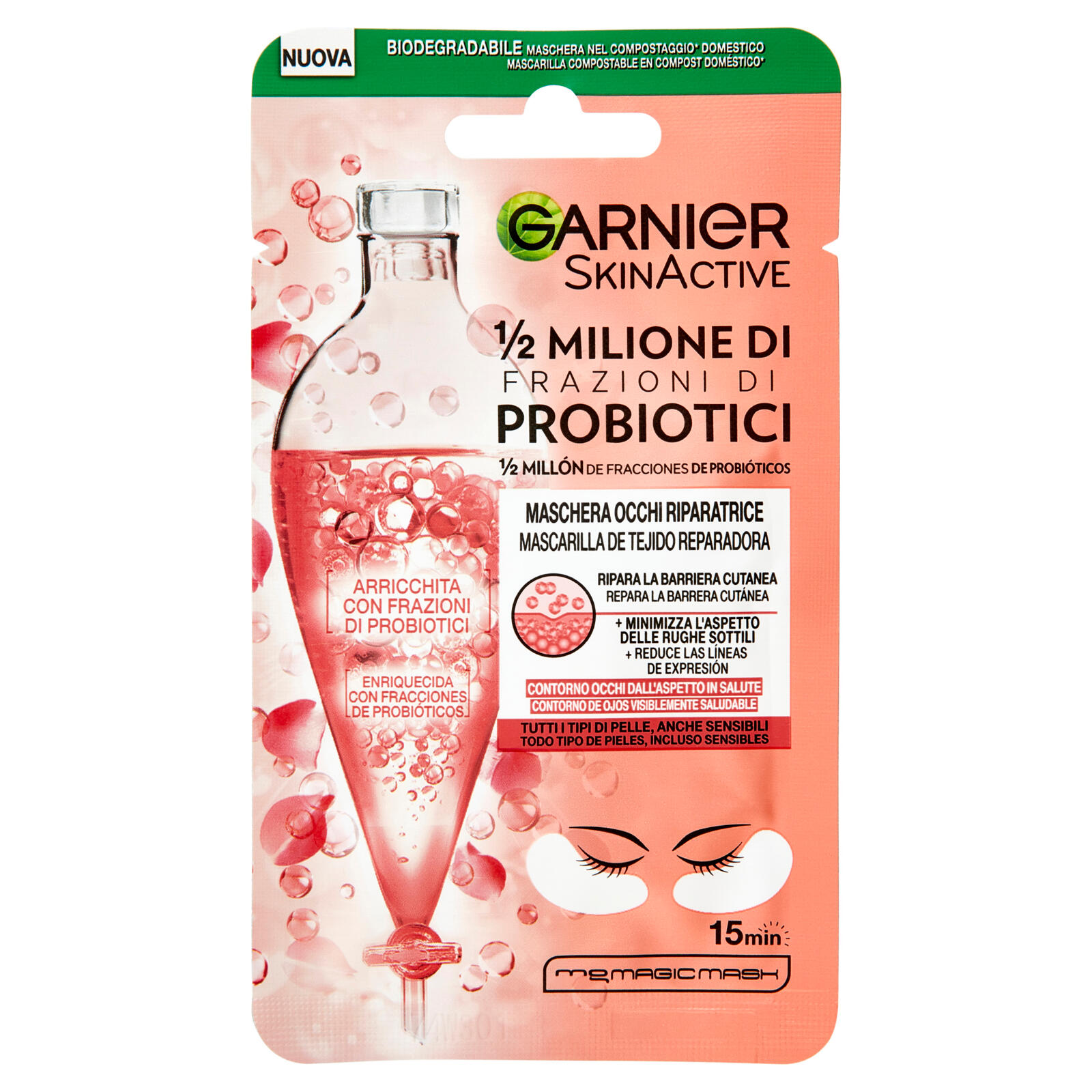 Image of Garnier SkinActive - Maschera occhi riparatrice 6 g