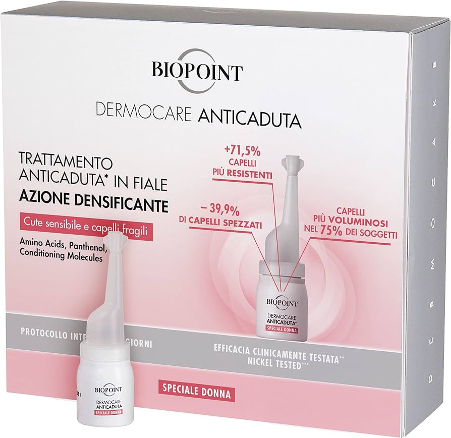 Image of        Biopoint dermocare anticaduta - Azione densificante 20 fiale